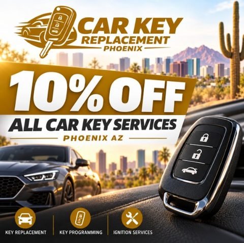 10% off all car key services in Phoenix AZ